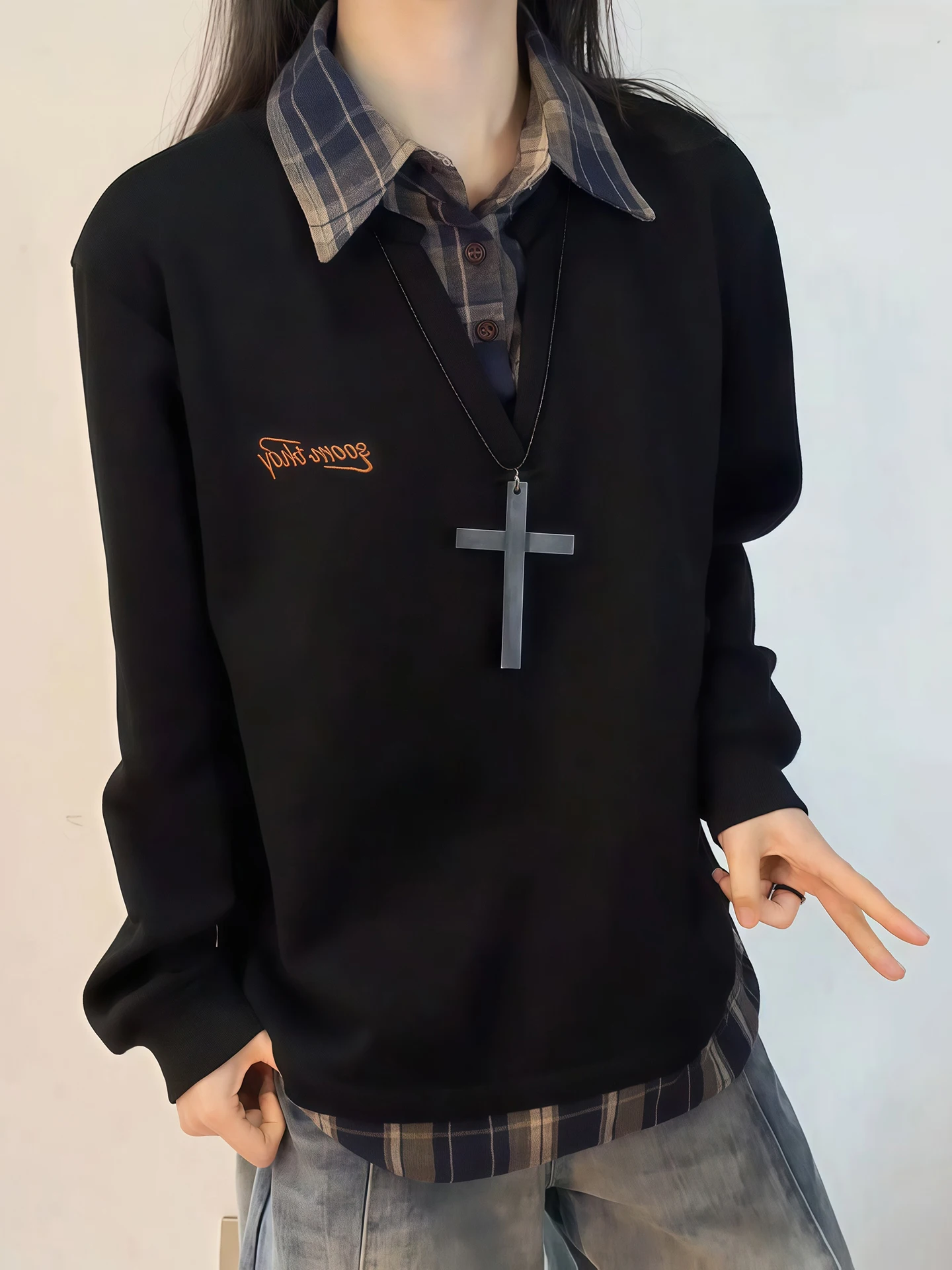 Men's Winter Thiened Fce Lined Loose Fit Hoodie Long Sve Patchwork irt Collar Fake Two-Piece Casual Sle Cotton Po...
Men's Winter Thiened Fce Lined Loose Fit Hoodie Long Sve Patchwork irt Collar Fake Two-Piece Casual Sle Cotton Po...