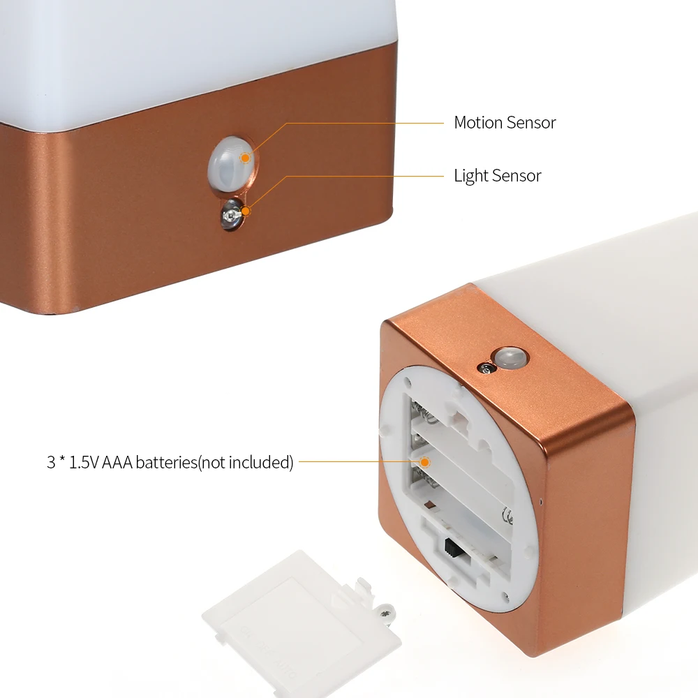 Desktop PIR Motion Sensor LED Night Light Portable Battery Operated Bedside Night Lamp for Hallway Kitchen Bedroom Bathroom
Desktop PIR Motion Sensor LED Night Light Portable Battery Operated Bedside Night Lamp for Hallway Kitchen Bedroom Bathroom