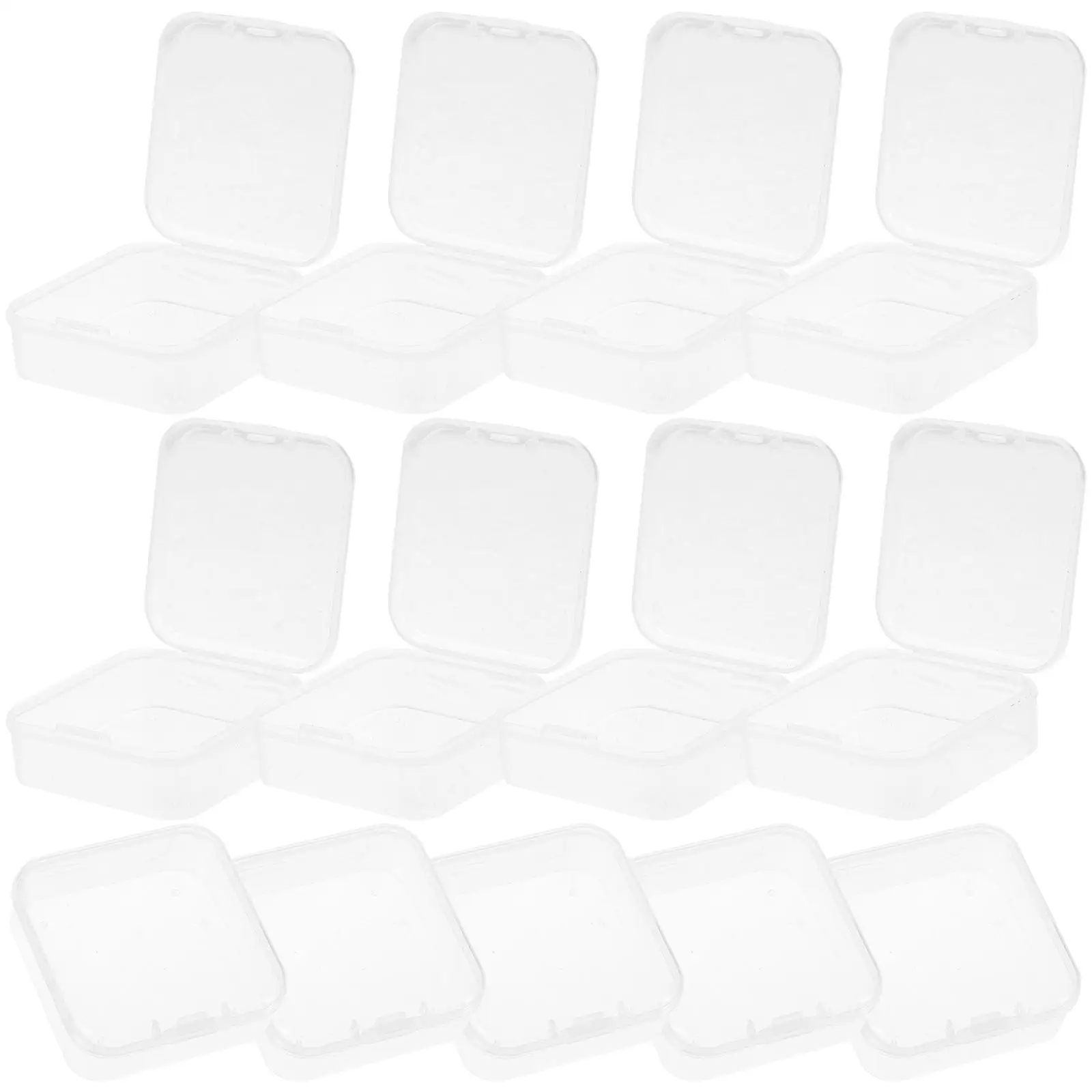 40 Pcs Storage Boxes Transparent PP Containers Small Square Bins Craft ganizer Jewelry Beads Coins Earplugs
40 Pcs Storage Boxes Transparent PP Containers Small Square Bins Craft ganizer Jewelry Beads Coins Earplugs