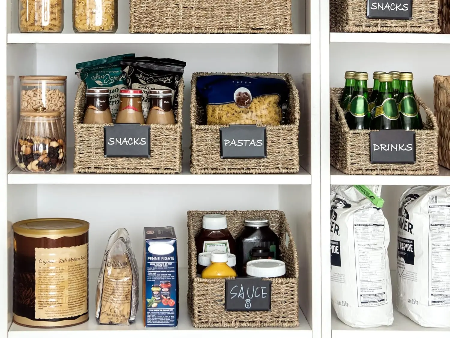 Storage Baskets for Organizing, Wicker Baskets with Built-in Handles, Handwoven Wicker Storage Baskets, Seagrass Wicker Baskets
Storage Baskets for Organizing, Wicker Baskets with Built-in Handles, Handwoven Wicker Storage Baskets, Seagrass Wicker Baskets