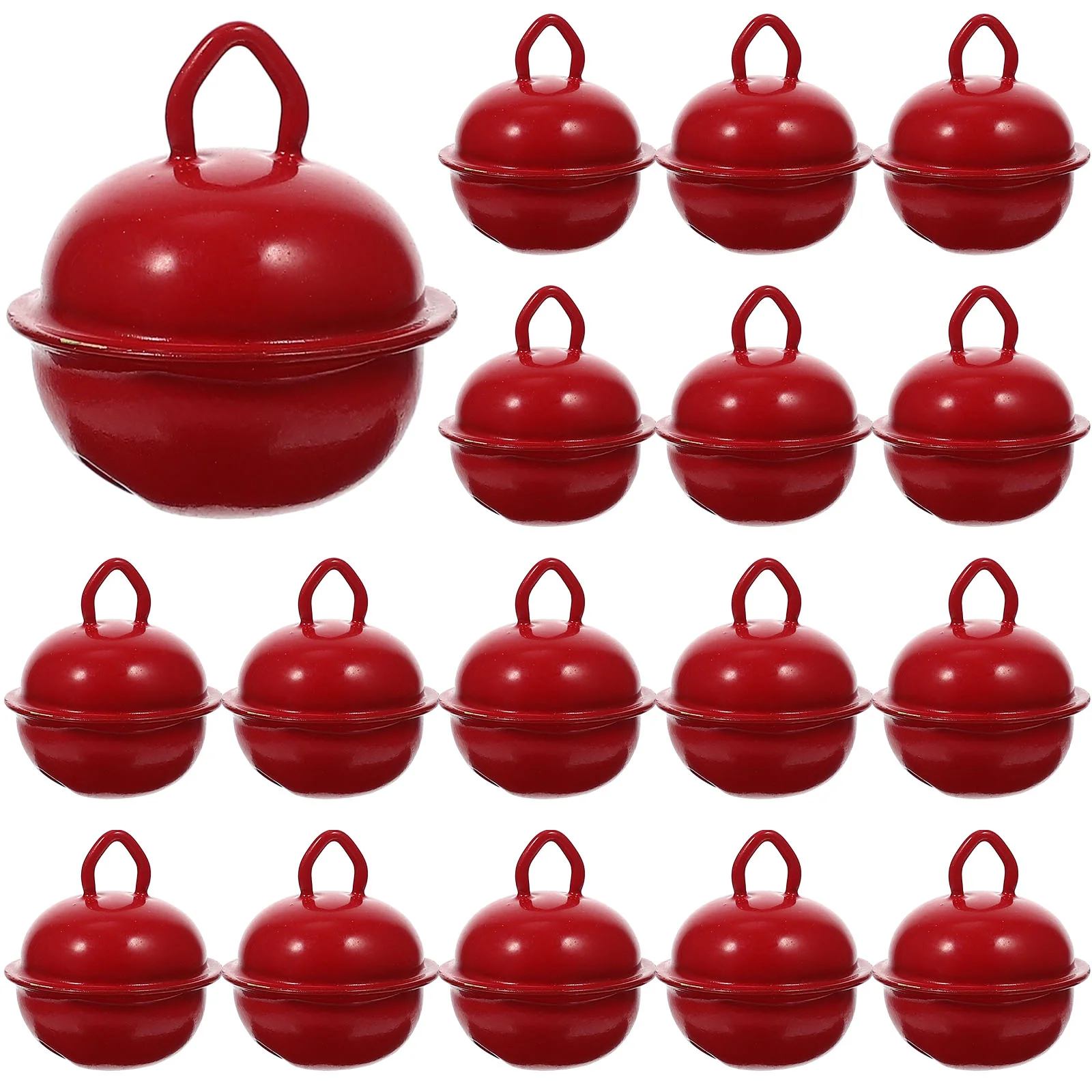 20 Pcs Opening Bell Christmas Ornaments Bells for Crafts Red Decorations Xmas Tree Delicate Small Multifunction
20 Pcs Opening Bell Christmas Ornaments Bells for Crafts Red Decorations Xmas Tree Delicate Small Multifunction