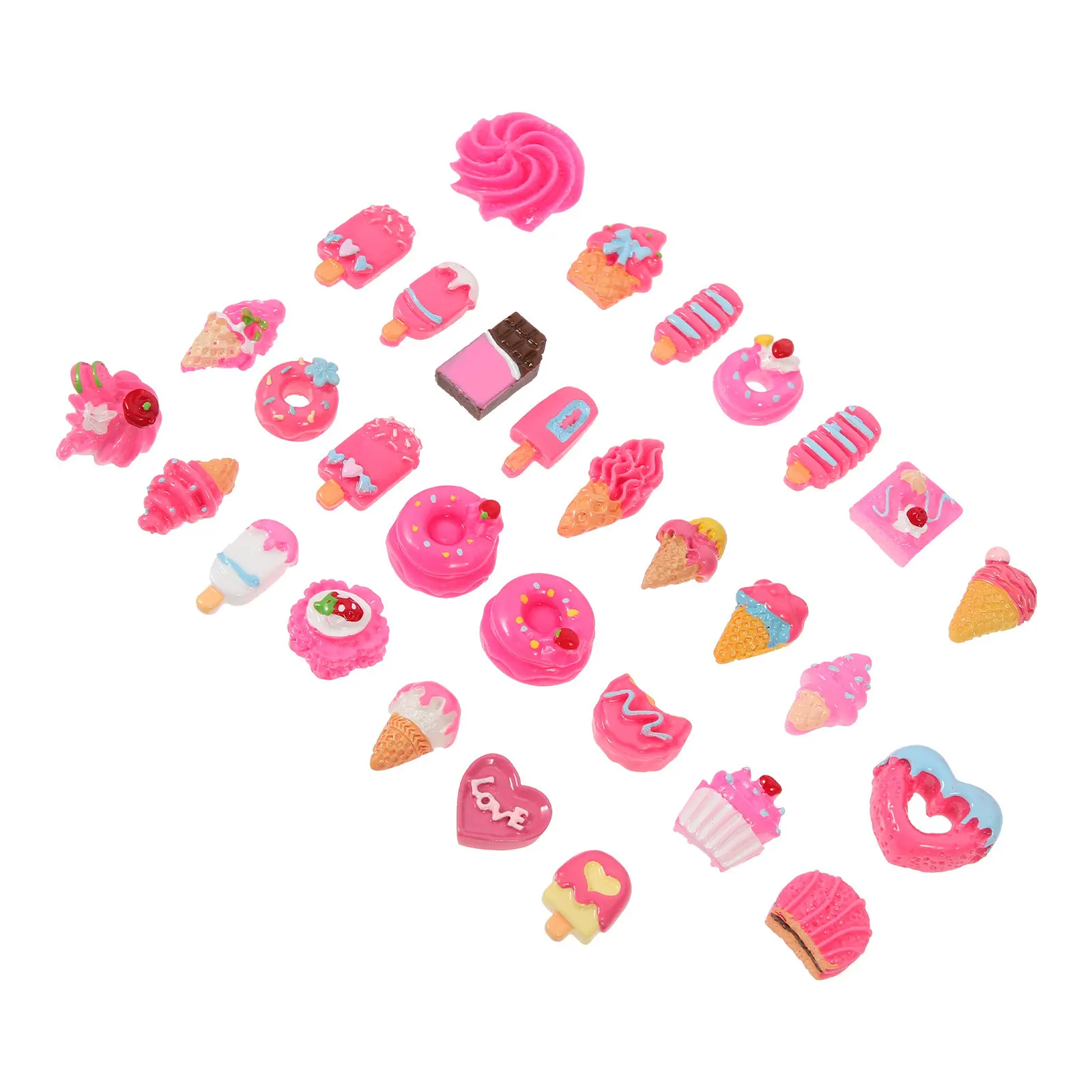 30Pcs Mini Food Resin Charms for DIY Phone Case Decoration Kawaii Nail Charms Handmade Phone Shell Ornaments Simulation Food
30Pcs Mini Food Resin Charms for DIY Phone Case Decoration Kawaii Nail Charms Handmade Phone Shell Ornaments Simulation Food