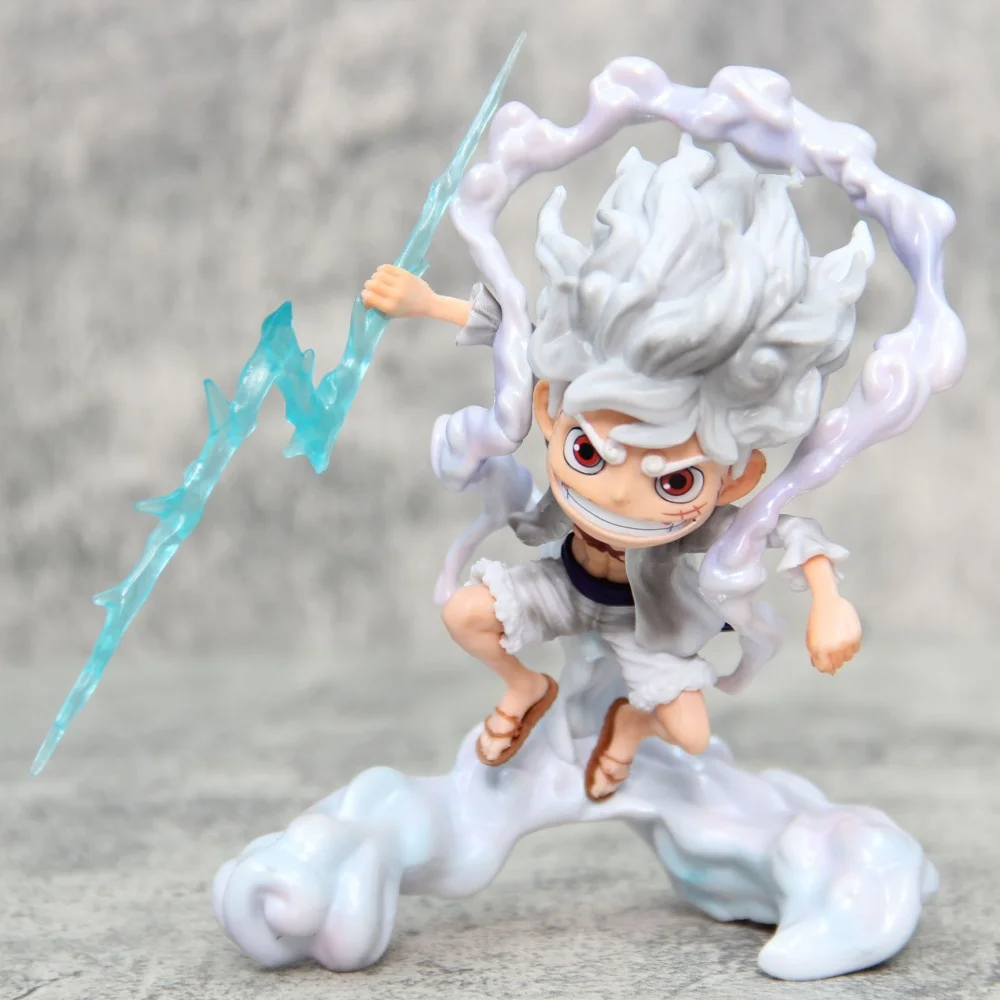Anime One-Piece Nika Luffy Level 5 Fruit Awakening Sun God Q Version Luffy Battle Edition Model Small Ornament Gift
Anime One-Piece Nika Luffy Level 5 Fruit Awakening Sun God Q Version Luffy Battle Edition Model Small Ornament Gift