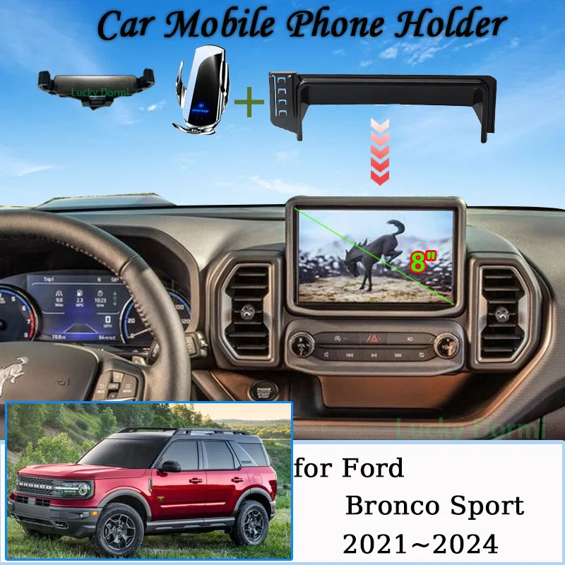 Car Mobile Phone Holder for Ford Bronco Sport CX430 2021~2024 Gravity Stand MagSafe Bracket Wireless Charger Mount Accessories
Car Mobile Phone Holder for Ford Bronco Sport CX430 2021~2024 Gravity Stand MagSafe Bracket Wireless Charger Mount Accessories
