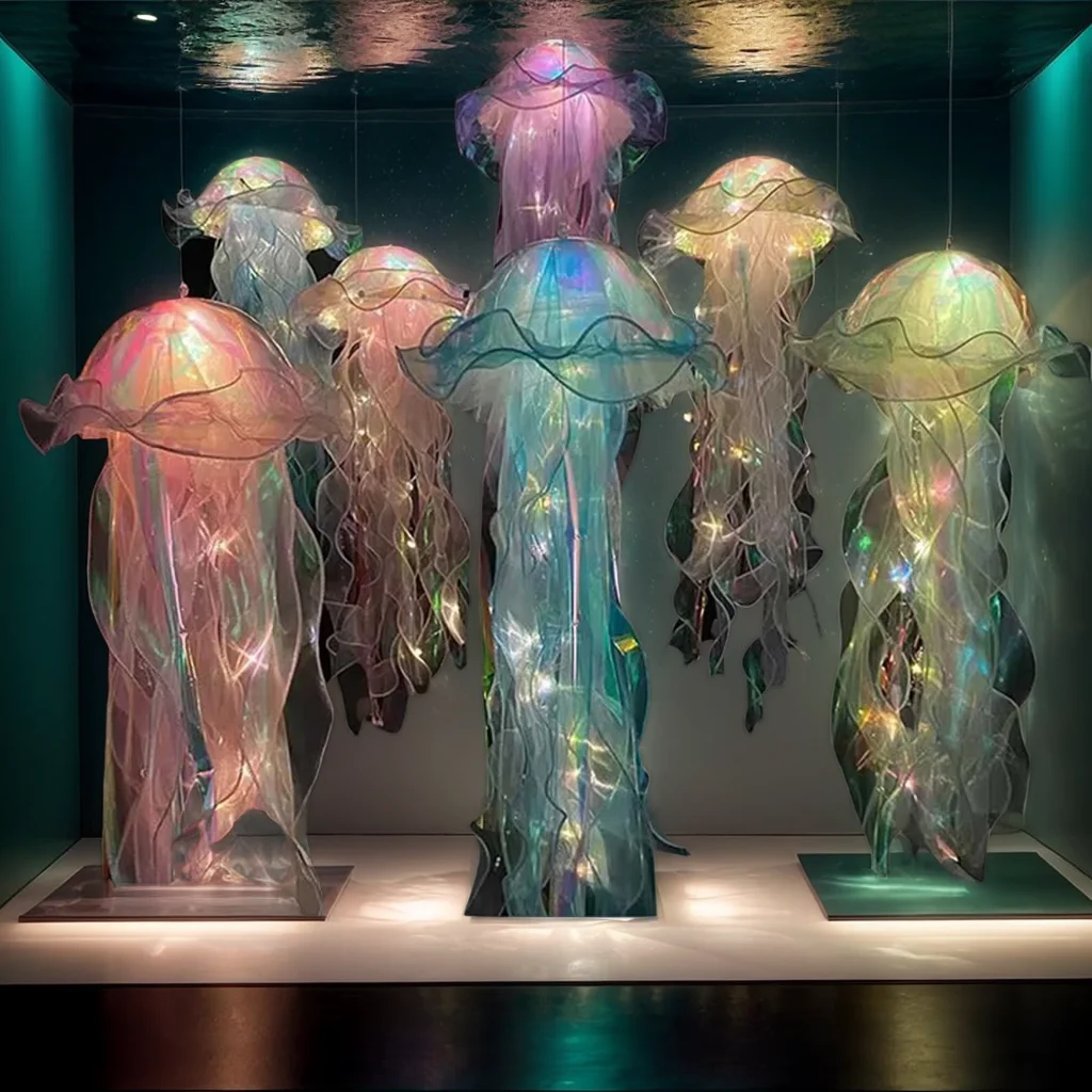 Легкий портативный ночник в виде медузы - окружающий свет для украшения дочери своими руками
Легкий портативный ночник в виде медузы - окружающий свет для украшения дочери своими руками