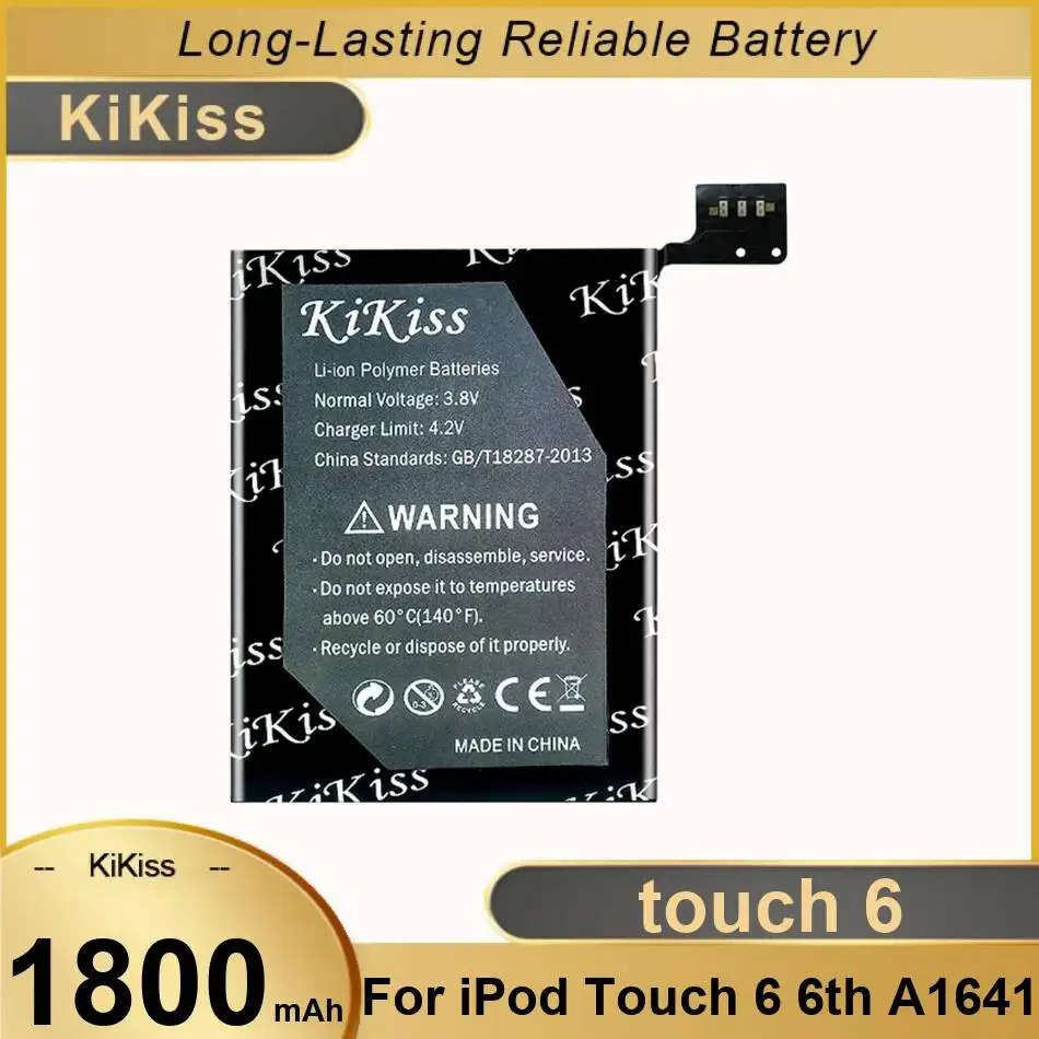 Легкий аккумулятор для плеера 1800 мАч для Apple Ipod Touch 6-го поколения 6 6G A1641
Легкий аккумулятор для плеера 1800 мАч для Apple Ipod Touch 6-го поколения 6 6G A1641