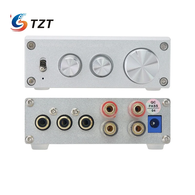 Цифровой аудио усилитель мощности TZT черный 2X160W Dual MA12070 Высокоточный потенциометр громкости с регулировкой высоких и низких частот
Цифровой аудио усилитель мощности TZT черный 2X160W Dual MA12070 Высокоточный потенциометр громкости с регулировкой высоких и низких частот