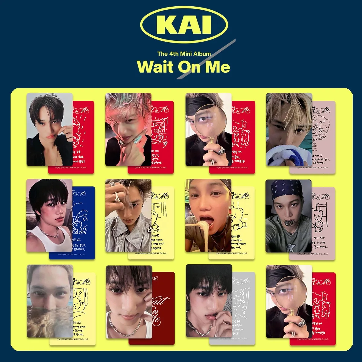 5/6PCS Kpop Hot Idol Group EXO Member KAI New Album "Wait On Me" HD Small Cards Kim JongIn High Quality Lomo Cards Fans Collect
5/6PCS Kpop Hot Idol Group EXO Member KAI New Album "Wait On Me" HD Small Cards Kim JongIn High Quality Lomo Cards Fans Collect