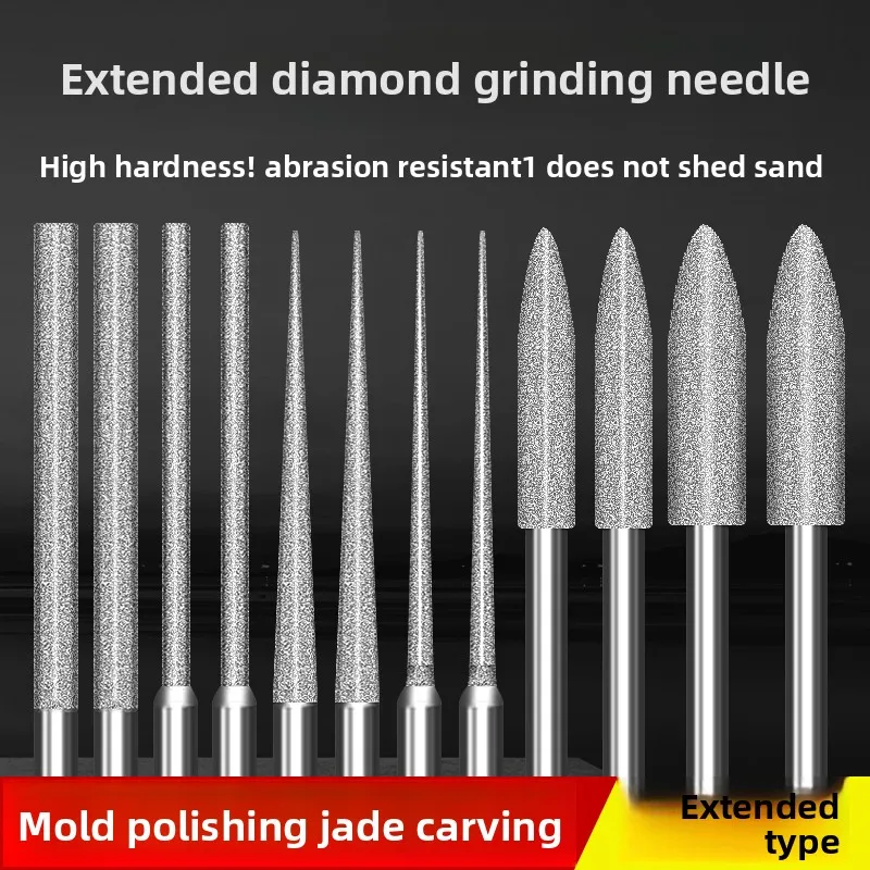 Grinding and Polishing Tool 3mm Extended Emery Grind Needle Tip Fine Sand Cylinder/Electric Grind Rod Jade Reaming Grinding Head
Grinding and Polishing Tool 3mm Extended Emery Grind Needle Tip Fine Sand Cylinder/Electric Grind Rod Jade Reaming Grinding Head