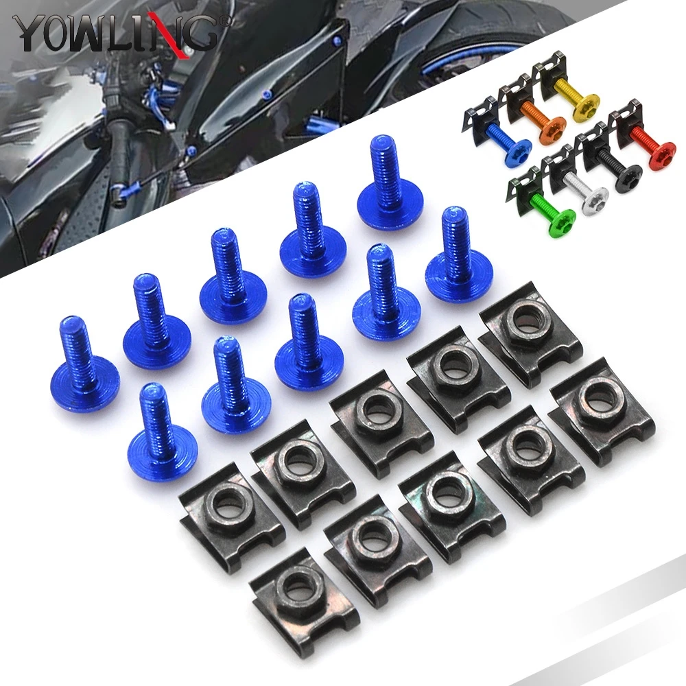 10PC Motorcycle Fairing Bolts body screws for yamaha r1 r3 r6 fz6 mt-07 mt-09 mt09 mt07 honda shadow 600 750 1100 vt750 vt600
10PC Motorcycle Fairing Bolts body screws for yamaha r1 r3 r6 fz6 mt-07 mt-09 mt09 mt07 honda shadow 600 750 1100 vt750 vt600