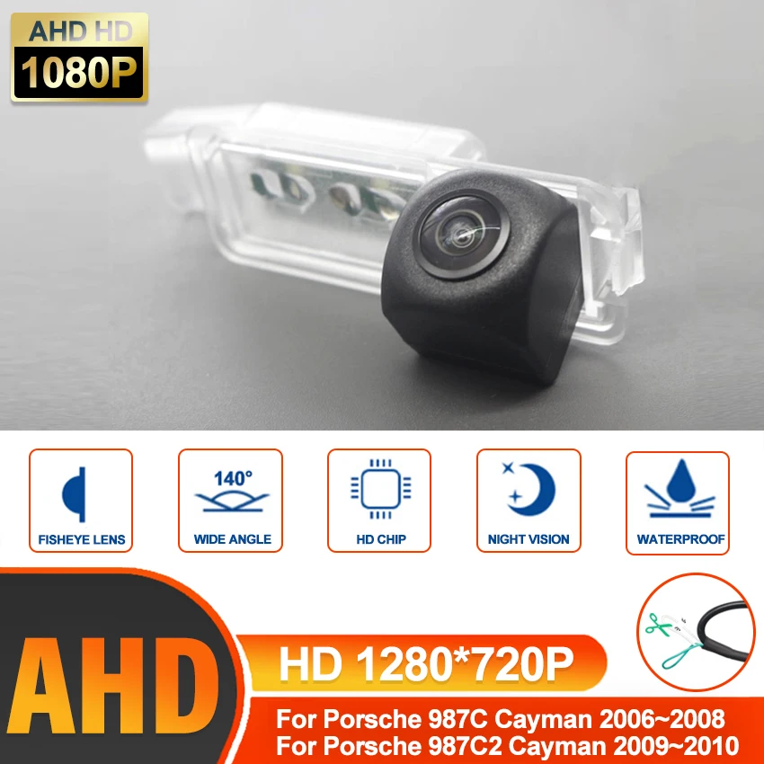 Fisheye 140 Degree 1280x720P HD AHD Car Vehicle RearView Reverse Camera For Porsche 987C Cayman 2006~2008 987C2 Cayman 2009~2010
Fisheye 140 Degree 1280x720P HD AHD Car Vehicle RearView Reverse Camera For Porsche 987C Cayman 2006~2008 987C2 Cayman 2009~2010