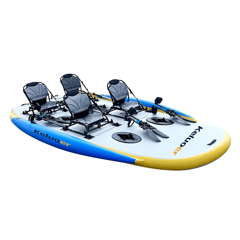 4 Person Sit-On-Top Inflatable Pedal Boat Kayak Fishing Boat Kayak
4 Person Sit-On-Top Inflatable Pedal Boat Kayak Fishing Boat Kayak