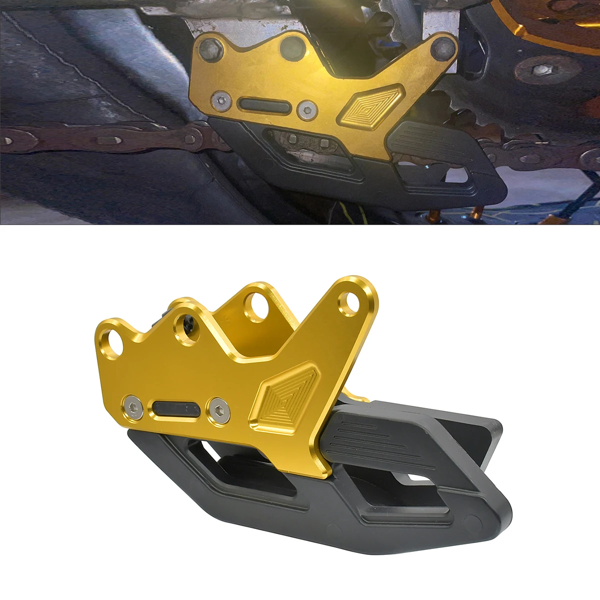 CNC Chain Guide Guard For SUZUKI RM125 250 2001-2008 RMZ250 450 2005-2021 RMX450Z DRZ250 400 400E 400S 400SM 2000-2017 Dirt Bike
CNC Chain Guide Guard For SUZUKI RM125 250 2001-2008 RMZ250 450 2005-2021 RMX450Z DRZ250 400 400E 400S 400SM 2000-2017 Dirt Bike
