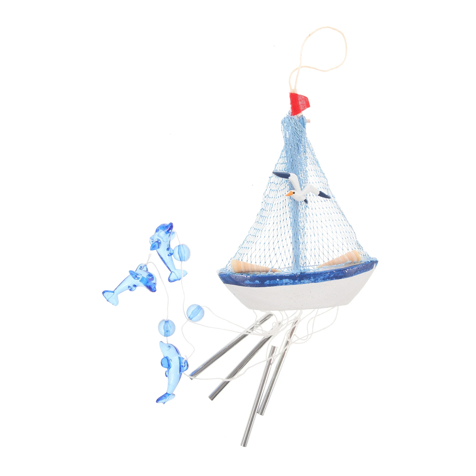 Dolphin Wind Chime Sailboat Pendant Hanging Steel Blue Home Office Children Room Garden Car Ornament Lightweight Durable Sound
Dolphin Wind Chime Sailboat Pendant Hanging Steel Blue Home Office Children Room Garden Car Ornament Lightweight Durable Sound