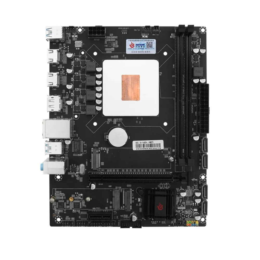 HSGM Motherboard I5-11400H chip motherboard DDR4 support dual channel 45W TDP computer motherboard
HSGM Motherboard I5-11400H chip motherboard DDR4 support dual channel 45W TDP computer motherboard
