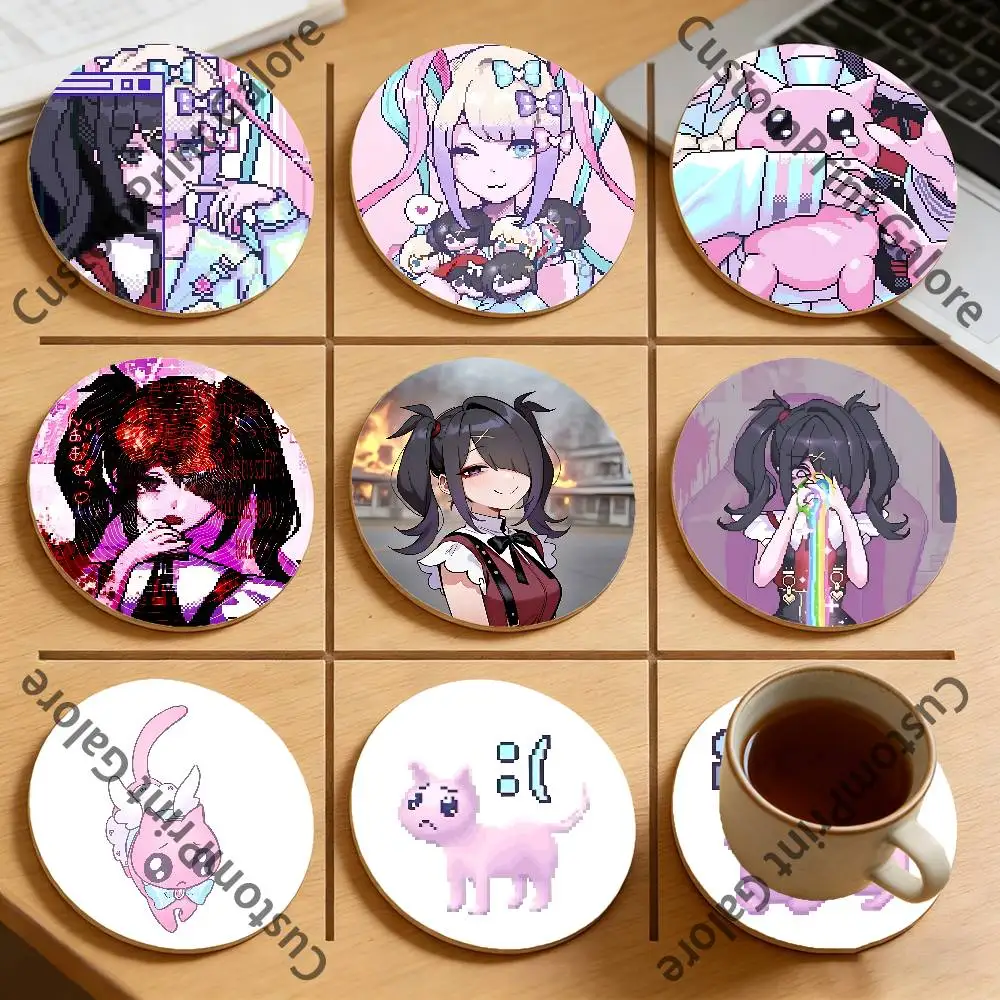 N-Needy S-Streamer O-Overload Natural Pine Wood Round Coasters Non-Slip Heat-Resistant Cup Mats for Coffee Drinks
N-Needy S-Streamer O-Overload Natural Pine Wood Round Coasters Non-Slip Heat-Resistant Cup Mats for Coffee Drinks