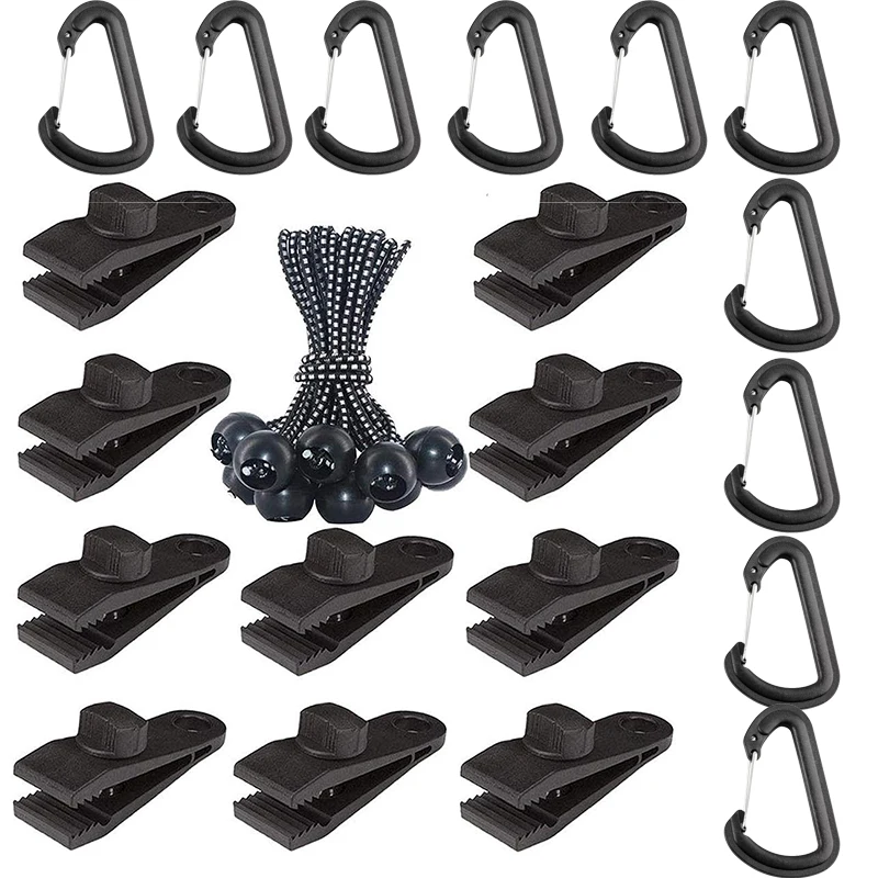 30 шт./компл., зажимы для брезента для палатки на колесах, караван, уличная палатка, шип, эластичные наборы шаров, сверхмощная ручка с замком, тент, инструменты для кемпинга на колесах
30 шт./компл., зажимы для брезента для палатки на колесах, караван, уличная палатка, шип, эластичные наборы шаров, сверхмощная ручка с замком, тент, инструменты для кемпинга на колесах