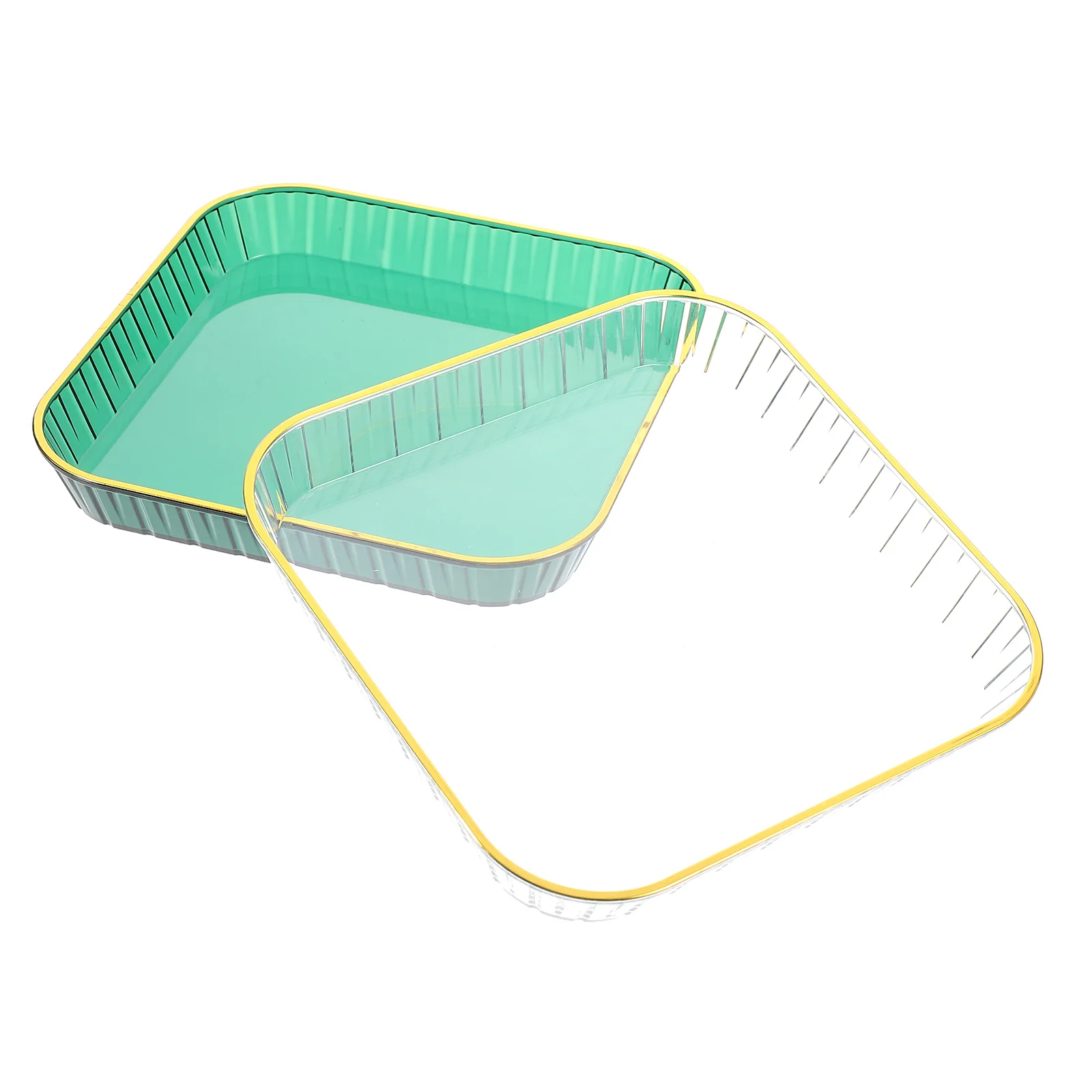 2 Pcs PET Material Fruit Snack Tray Elegant Serving Platters Dessert Container Party Candy Holder Thick Texture Smooth
2 Pcs PET Material Fruit Snack Tray Elegant Serving Platters Dessert Container Party Candy Holder Thick Texture Smooth