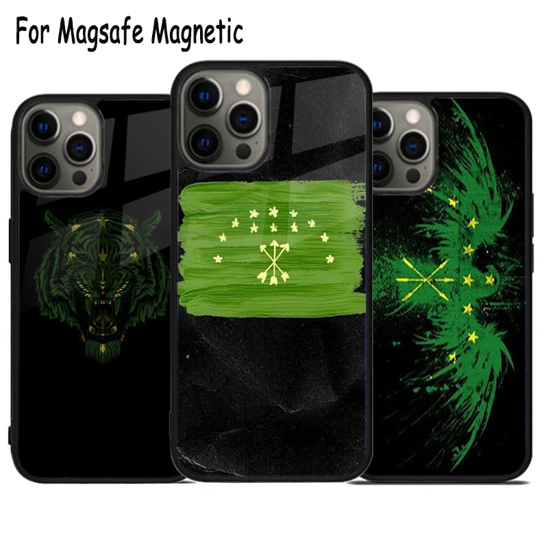Adygea Natioanl Flag Wireless Charge Magsafe Phone Case For iPhone 15 16 14 13 11 12 Pro Max Plus Magnetic Bumper Cover
Adygea Natioanl Flag Wireless Charge Magsafe Phone Case For iPhone 15 16 14 13 11 12 Pro Max Plus Magnetic Bumper Cover
