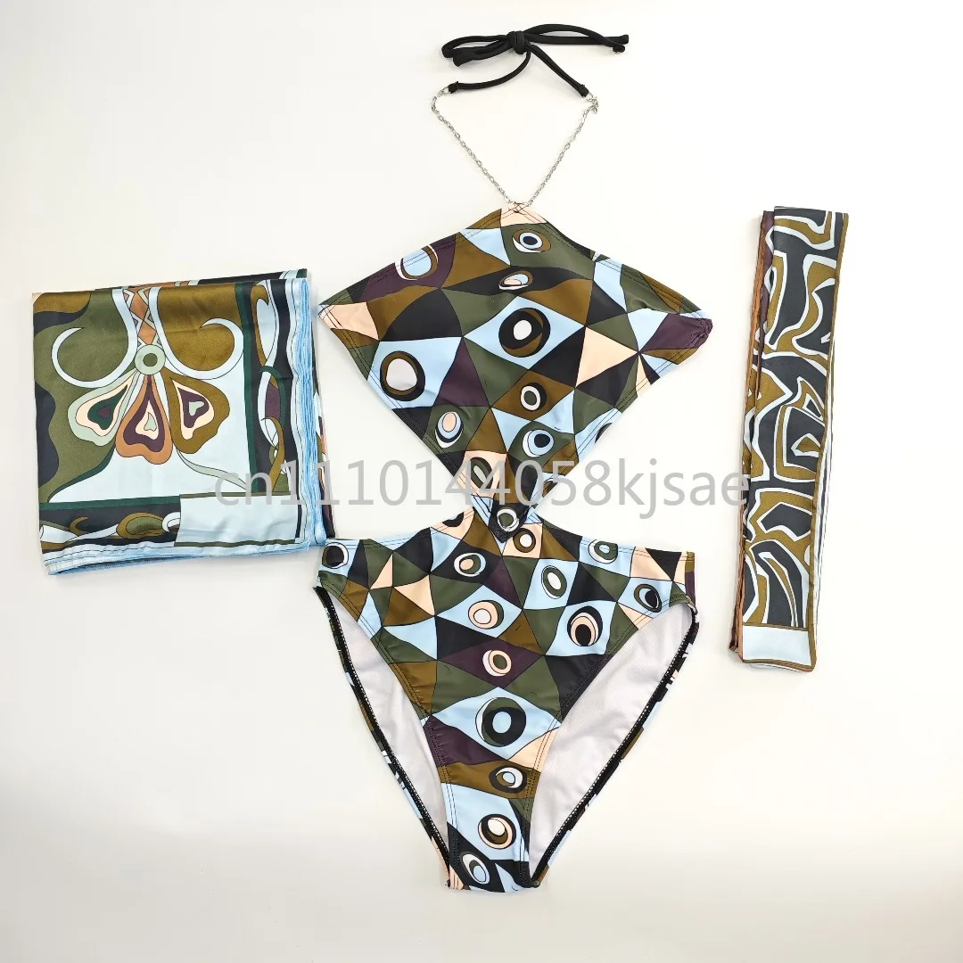Classic Design Women's Scarf Swimsuits with Letter Signature Logo Designer Brand Lady Headband Swimwear Scarf Bikini Sets
Classic Design Women's Scarf Swimsuits with Letter Signature Logo Designer Brand Lady Headband Swimwear Scarf Bikini Sets