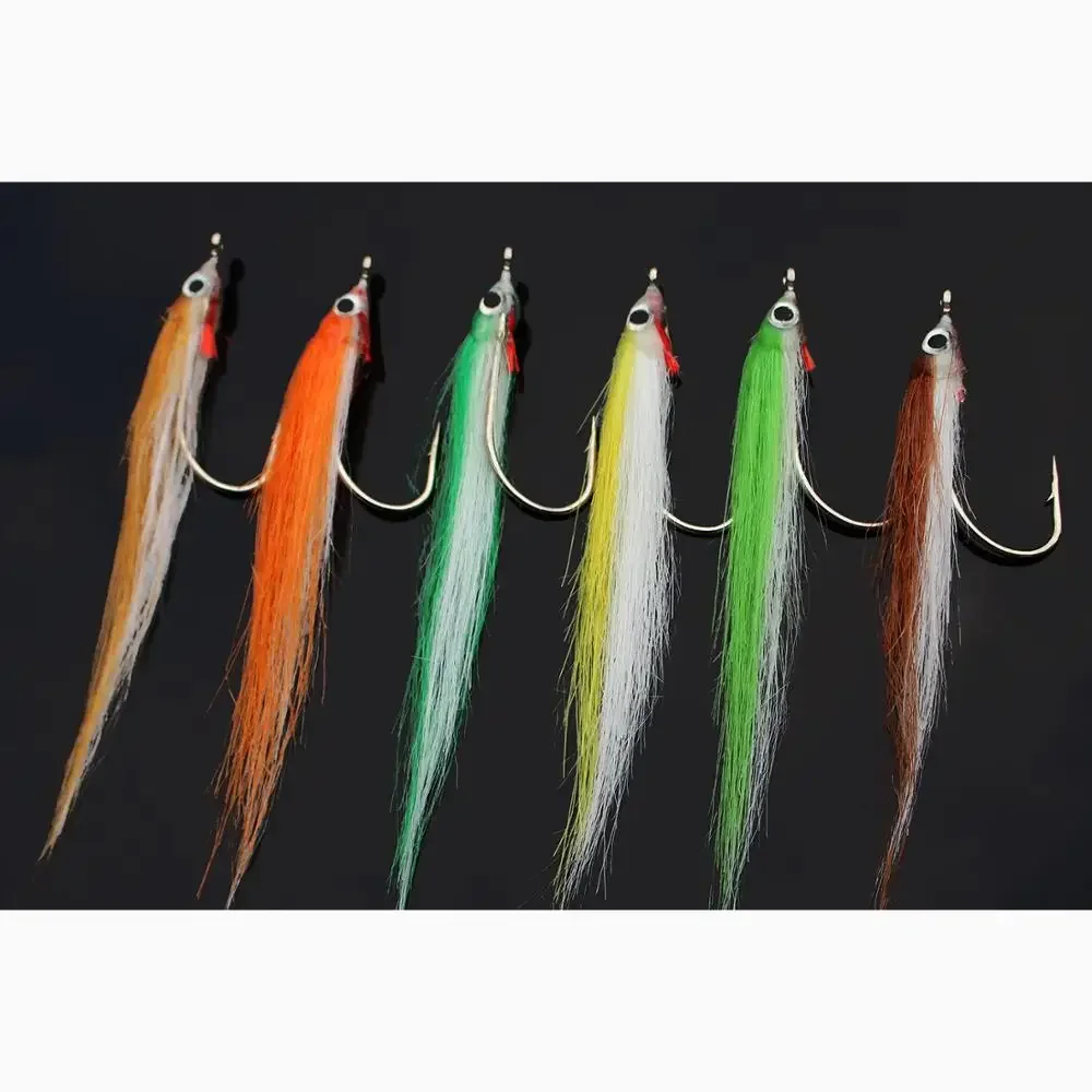 Tigofly 12 pcs 1/0 4cm High Carbon Hook Polar Fry Salmon Trout Sea Bass Steelhead Minnow Fly Fishing Flies Lure Set
Tigofly 12 pcs 1/0 4cm High Carbon Hook Polar Fry Salmon Trout Sea Bass Steelhead Minnow Fly Fishing Flies Lure Set