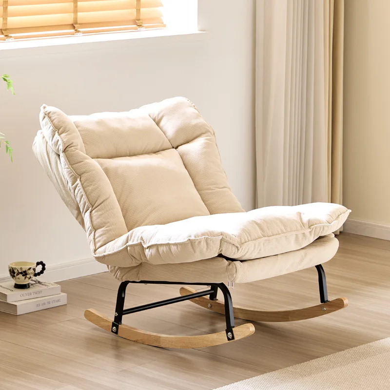 Modern light luxury thick corduroy rocking chair, living room single lounge chair, courtyard leisure chair, outdoor sofa chair
Modern light luxury thick corduroy rocking chair, living room single lounge chair, courtyard leisure chair, outdoor sofa chair