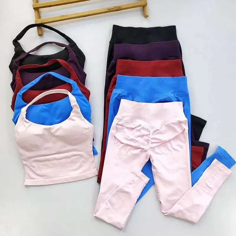 two pieces yoga outfits clothing pants Dfyoga set woman Halter Top sports leggings pant Gym workout sets pilates clothes
two pieces yoga outfits clothing pants Dfyoga set woman Halter Top sports leggings pant Gym workout sets pilates clothes