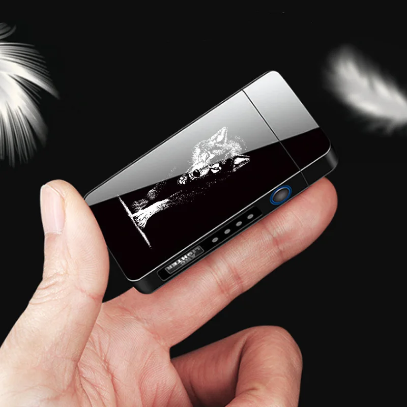 Fashion Dual Arc Electron Lighters Pulse Arc USB Charging Metal Windproof Cigarette Lighter Rechargeable Cigar Lighters
Fashion Dual Arc Electron Lighters Pulse Arc USB Charging Metal Windproof Cigarette Lighter Rechargeable Cigar Lighters