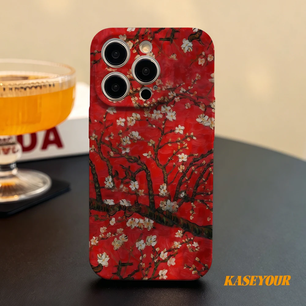 Red Van Gogh-Inspired Almond Film Phone Case for iPhone 17 16 15 14 13 12 11 Pro Max Full Wrap Glossy Shell Shockproof Cover
Red Van Gogh-Inspired Almond Film Phone Case for iPhone 17 16 15 14 13 12 11 Pro Max Full Wrap Glossy Shell Shockproof Cover