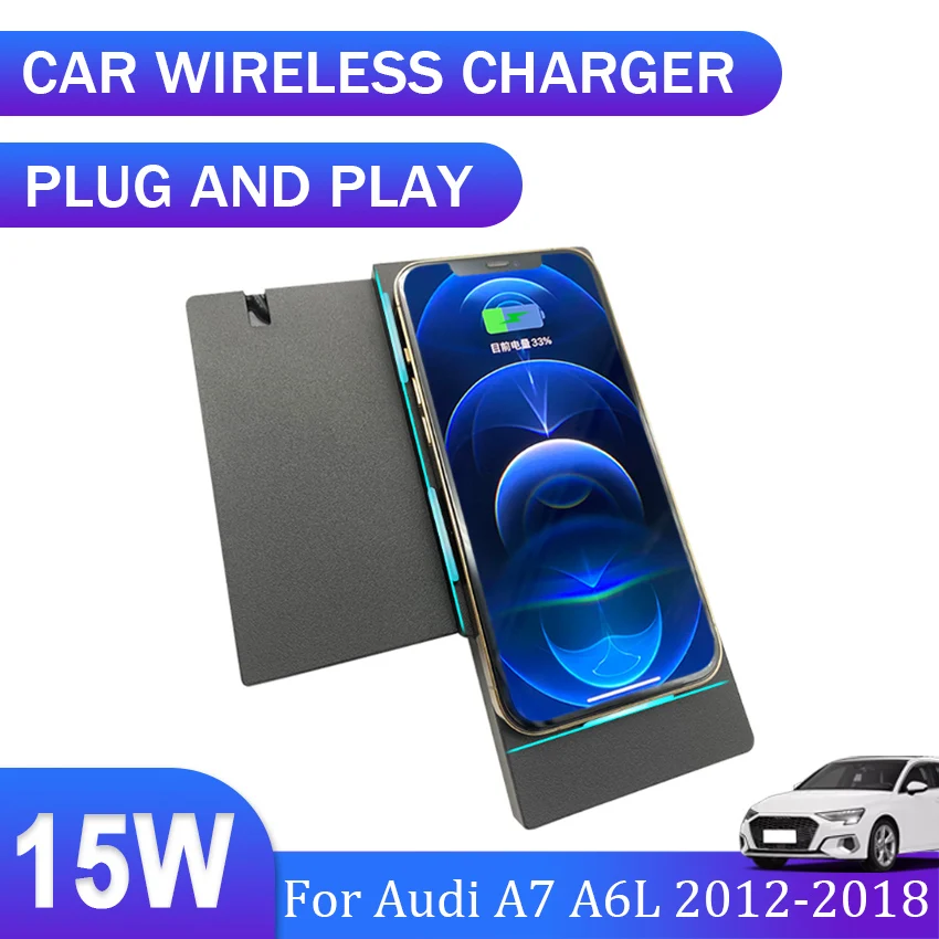15W Car Wireless Charger For Audi A7 A6L 2012-2016 2017 2018 Accessories Interior Special Mobile Phone Fast Charging Plate Panel
15W Car Wireless Charger For Audi A7 A6L 2012-2016 2017 2018 Accessories Interior Special Mobile Phone Fast Charging Plate Panel