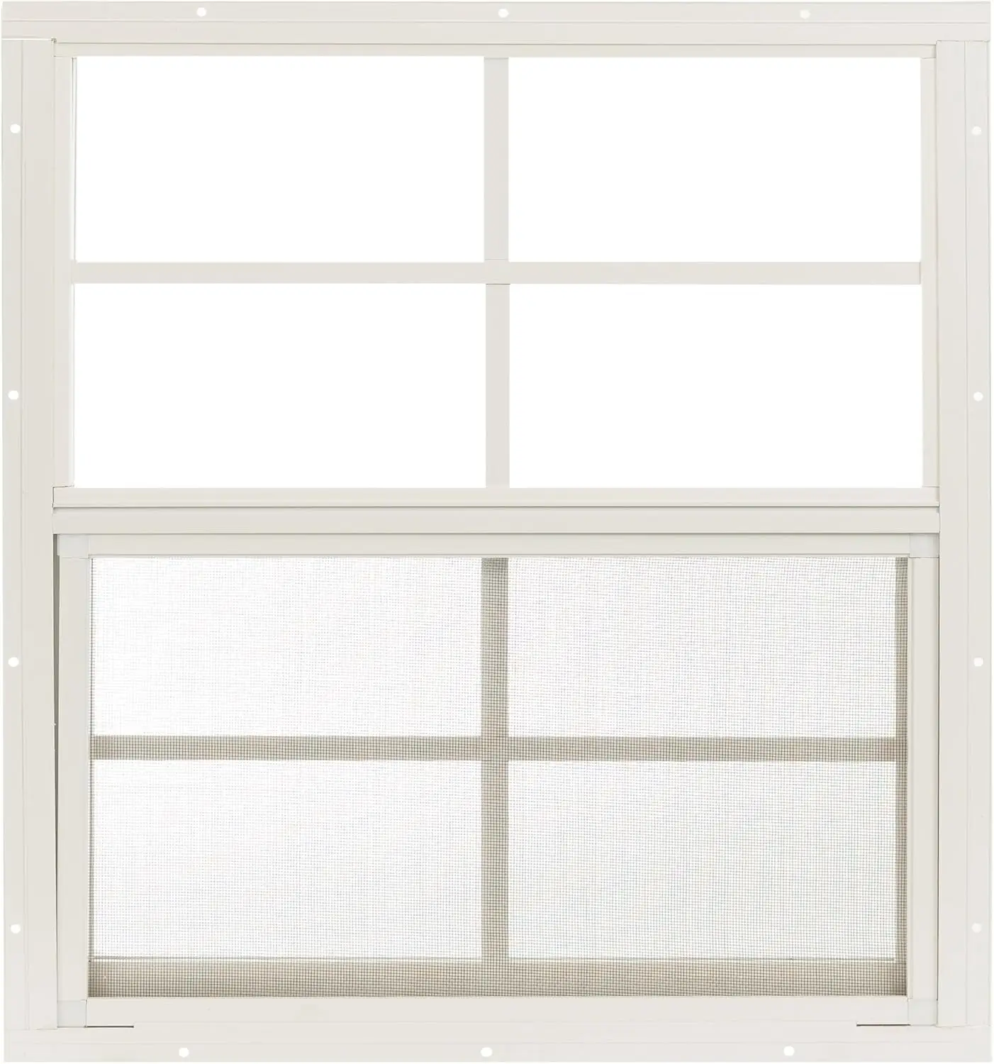 Shed Window 24" W x 27" H, Flush Mount for Sheds, Playhouses, and Chicken Coops 1 PK (White)
Shed Window 24" W x 27" H, Flush Mount for Sheds, Playhouses, and Chicken Coops 1 PK (White)