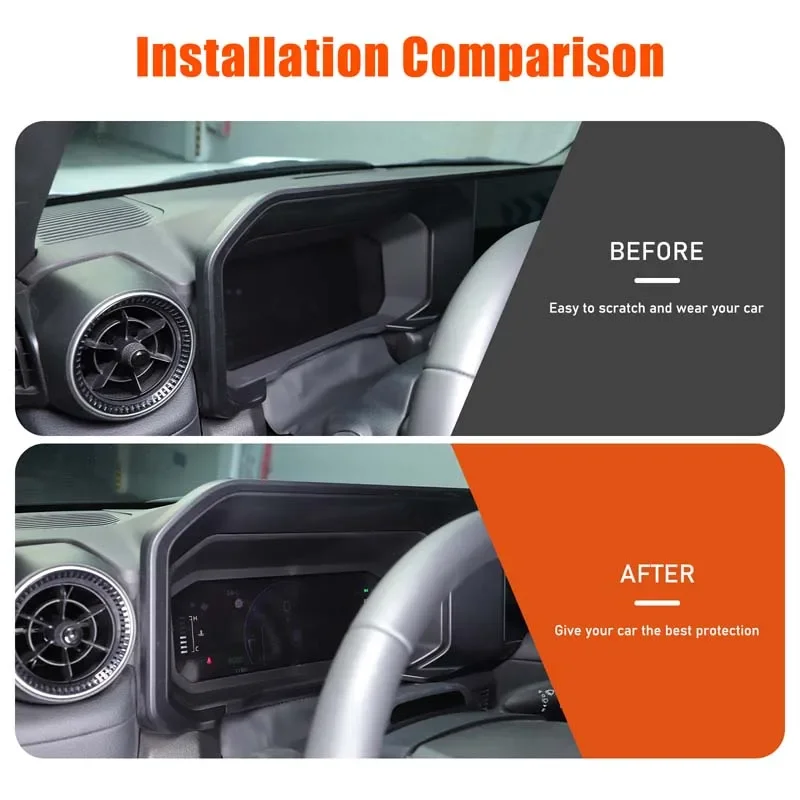 ABS Matt Black For Toyota Land Cruiser Prado 250 LC250 2024+ Car Dashboard Frame Protection Cover Decorative Sticker Accessories
ABS Matt Black For Toyota Land Cruiser Prado 250 LC250 2024+ Car Dashboard Frame Protection Cover Decorative Sticker Accessories