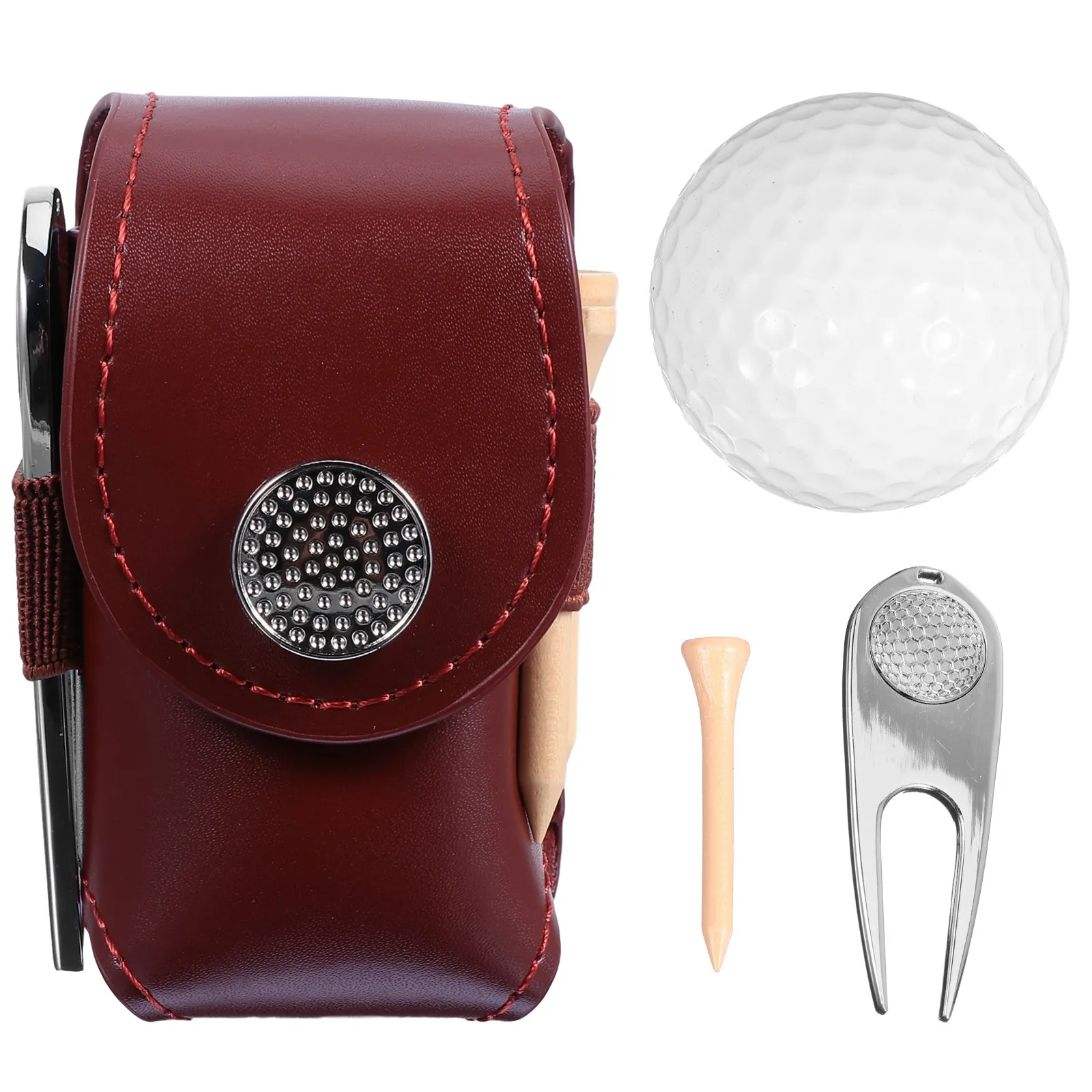 1Set Golf Ball Bag Set Includes Ball Marker Divot Tool Tee Portable Golf Tool Kit for Training Practice Accessories Office Home
1Set Golf Ball Bag Set Includes Ball Marker Divot Tool Tee Portable Golf Tool Kit for Training Practice Accessories Office Home