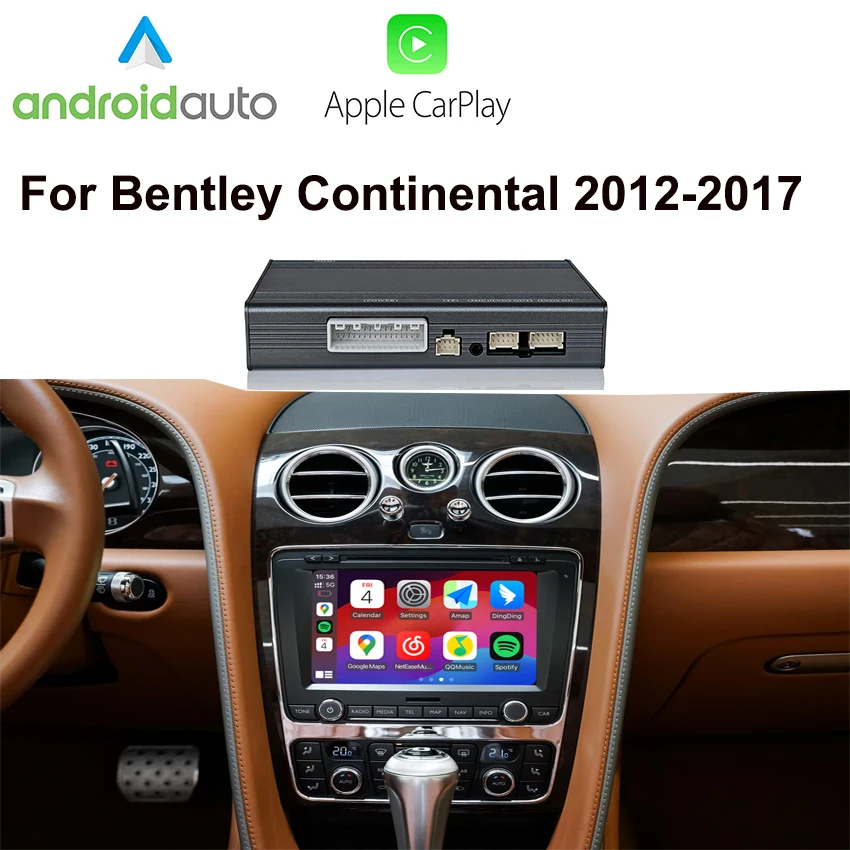 Wireless Carplay Android Auto MMI Box Oem Screen Upgrade Module For Bentley Continental 2012-2017
Wireless Carplay Android Auto MMI Box Oem Screen Upgrade Module For Bentley Continental 2012-2017