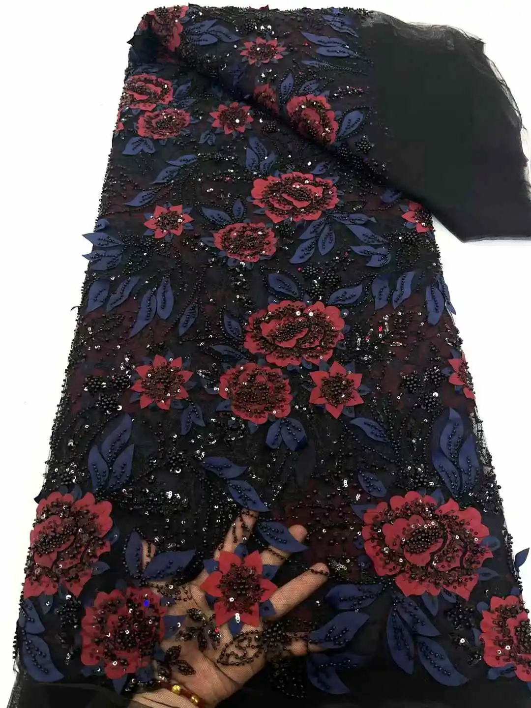 2025 Luxury Fashion African 3D Flower Applique Beads Fabric Sequins Embroidery French Tulle Mesh Lace Fabric for Wedding 5 Yards
2025 Luxury Fashion African 3D Flower Applique Beads Fabric Sequins Embroidery French Tulle Mesh Lace Fabric for Wedding 5 Yards