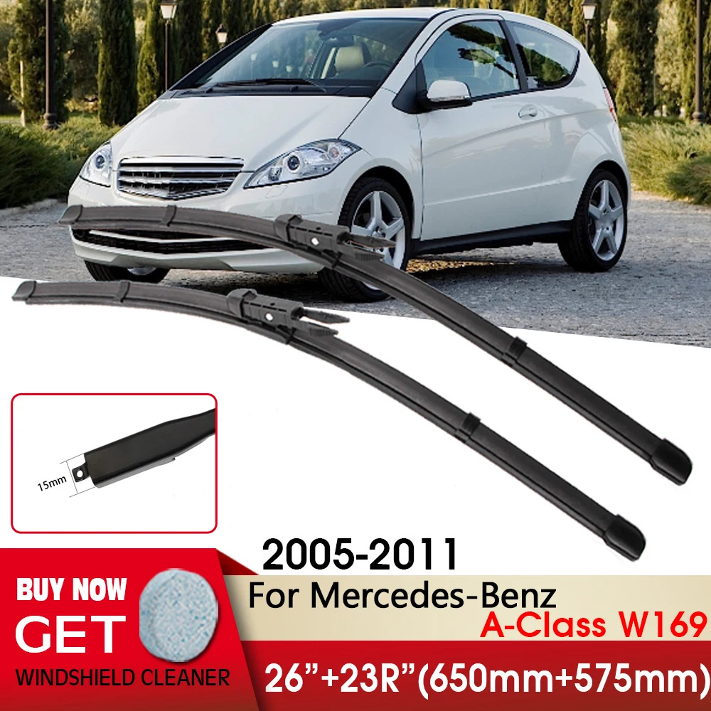 Car Wiper Front Wiper Blade 26"+23R" For Mercedes-Benz A-Class W169 2005-2011 Pinch Tab Arm Windshield Windscreen Front Window
Car Wiper Front Wiper Blade 26"+23R" For Mercedes-Benz A-Class W169 2005-2011 Pinch Tab Arm Windshield Windscreen Front Window
