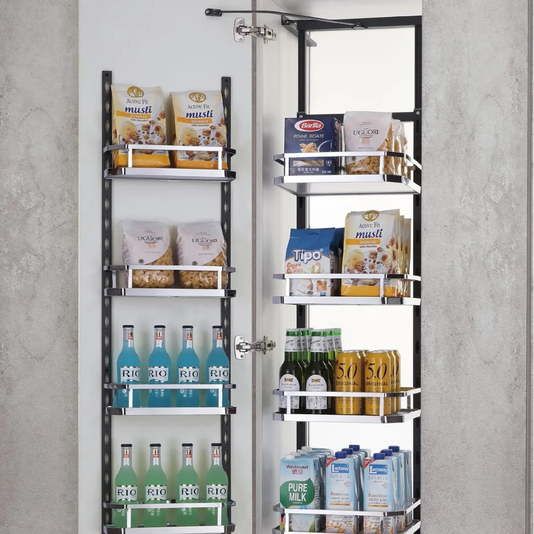 High cabinet plate type single or double opening linkage pull basket Multi-layer high cabinet large capacity pull basket with da
High cabinet plate type single or double opening linkage pull basket Multi-layer high cabinet large capacity pull basket with da