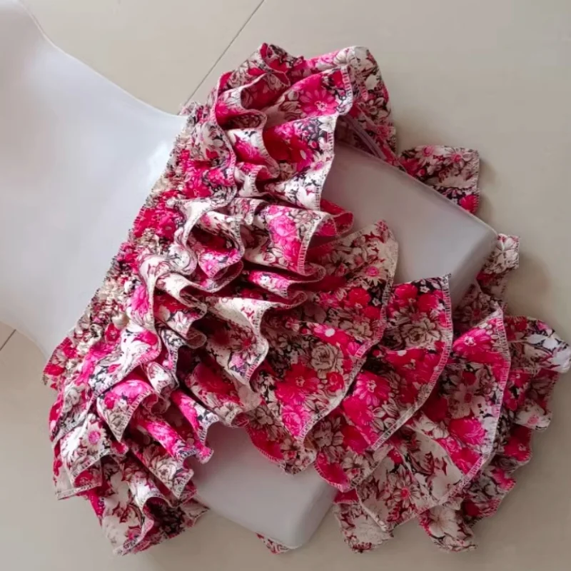 Couple Retro Floral Mid Waist Underwear With Ruffled Edges Comfortable Soft Briefs Erotic Panties DJ Club Bar BF Private Party 
Couple Retro Floral Mid Waist Underwear With Ruffled Edges Comfortable Soft Briefs Erotic Panties DJ Club Bar BF Private Party