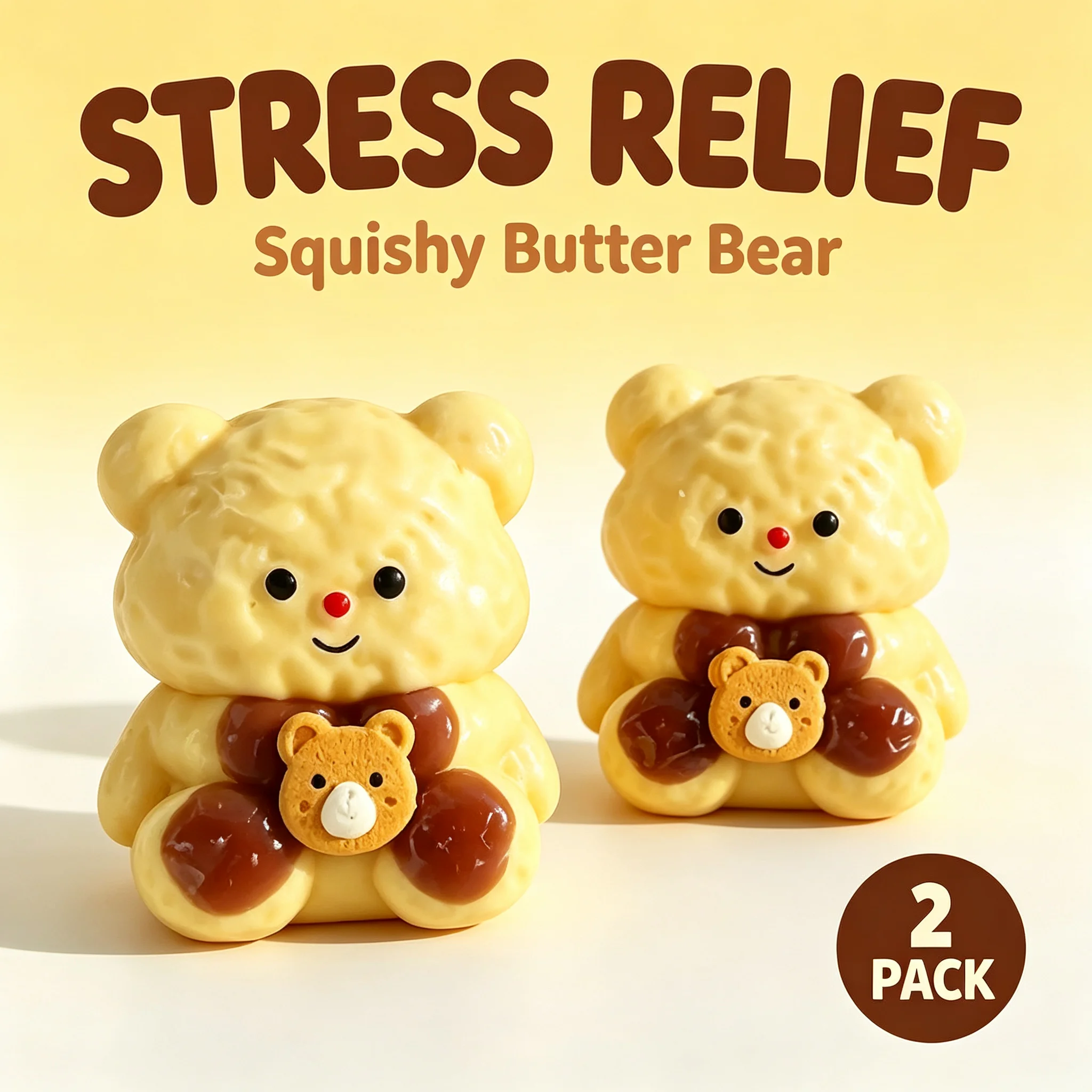 2 yellow bear squeeze toys, desktop/bedroom fun novelty toys, teaching rewards, birthday party gifts, Christmas/Valentine's Day/Halloween gifts, yellow plush bear dolls
2 yellow bear squeeze toys, desktop/bedroom fun novelty toys, teaching rewards, birthday party gifts, Christmas/Valentine's Day/Halloween gifts, yellow plush bear dolls