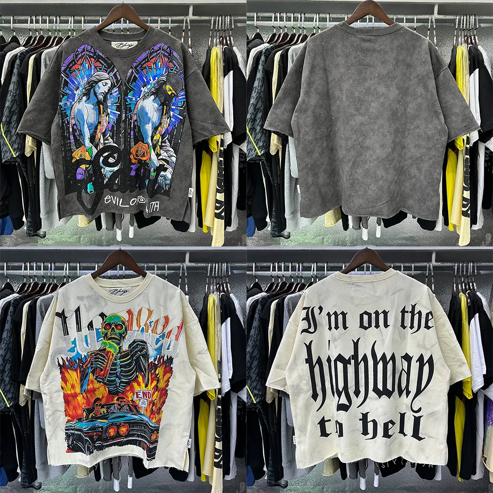 26SS Washed BKYS T Shirt Street Fashion Mens Womens High Quality Casual Style Tee
26SS Washed BKYS T Shirt Street Fashion Mens Womens High Quality Casual Style Tee
