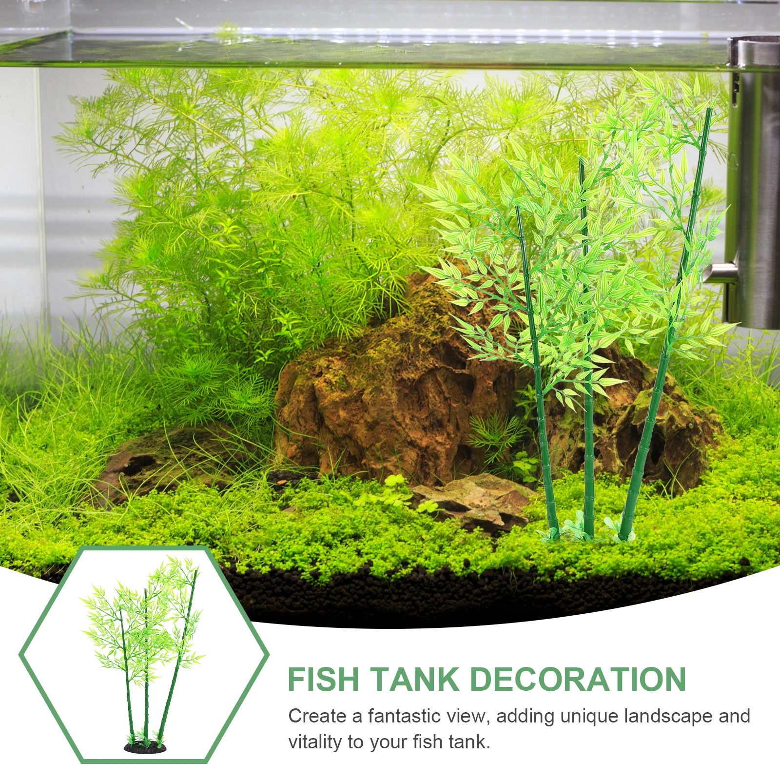 Artificial Branches Decor Ornament With Weighted Base Aquarium Bamboo Plant Fish Tank Bamboo Branch Aquarium Decoration
Artificial Branches Decor Ornament With Weighted Base Aquarium Bamboo Plant Fish Tank Bamboo Branch Aquarium Decoration