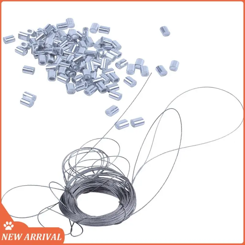 Emption!100 Pcs 1Mm Steel Wire Rope Aluminum Ferrules Sleeves Silver Tone & 1X STAINLESS Steel Wire Rope Cable Rigging Extra, Le
Emption!100 Pcs 1Mm Steel Wire Rope Aluminum Ferrules Sleeves Silver Tone & 1X STAINLESS Steel Wire Rope Cable Rigging Extra, Le