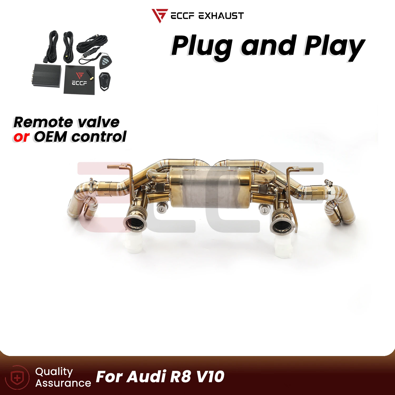 Sporty Titanium Catback Exhaust System For Audi R8 V10 Aggressive Exhaust Sound Plug and Play Performance Upgrade
Sporty Titanium Catback Exhaust System For Audi R8 V10 Aggressive Exhaust Sound Plug and Play Performance Upgrade