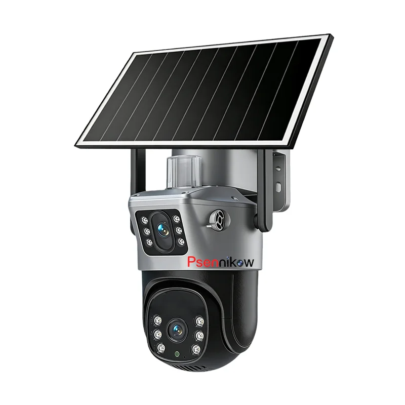 4G Solar Powered Dual-Lens O-KAM Outdoor IP Camera, 8MP 4K Ultra HD Low-Power Battery Security Camera with PIR Motion Detection
4G Solar Powered Dual-Lens O-KAM Outdoor IP Camera, 8MP 4K Ultra HD Low-Power Battery Security Camera with PIR Motion Detection