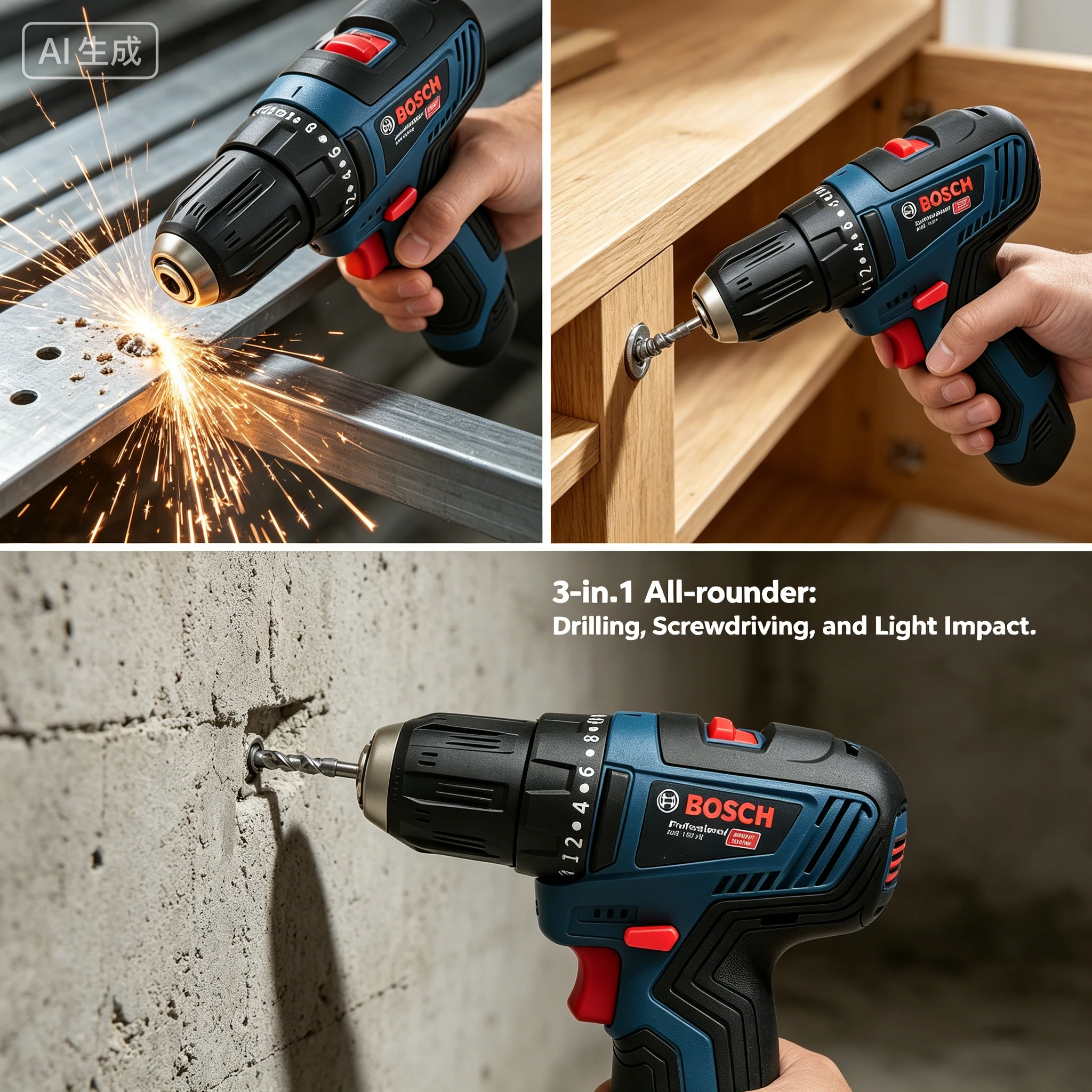 Professional BOSCH GSB12V-30 Cordless Impact Driver Drill 20 Torque Settings Lightweight Handheld Power Drill
Professional BOSCH GSB12V-30 Cordless Impact Driver Drill 20 Torque Settings Lightweight Handheld Power Drill