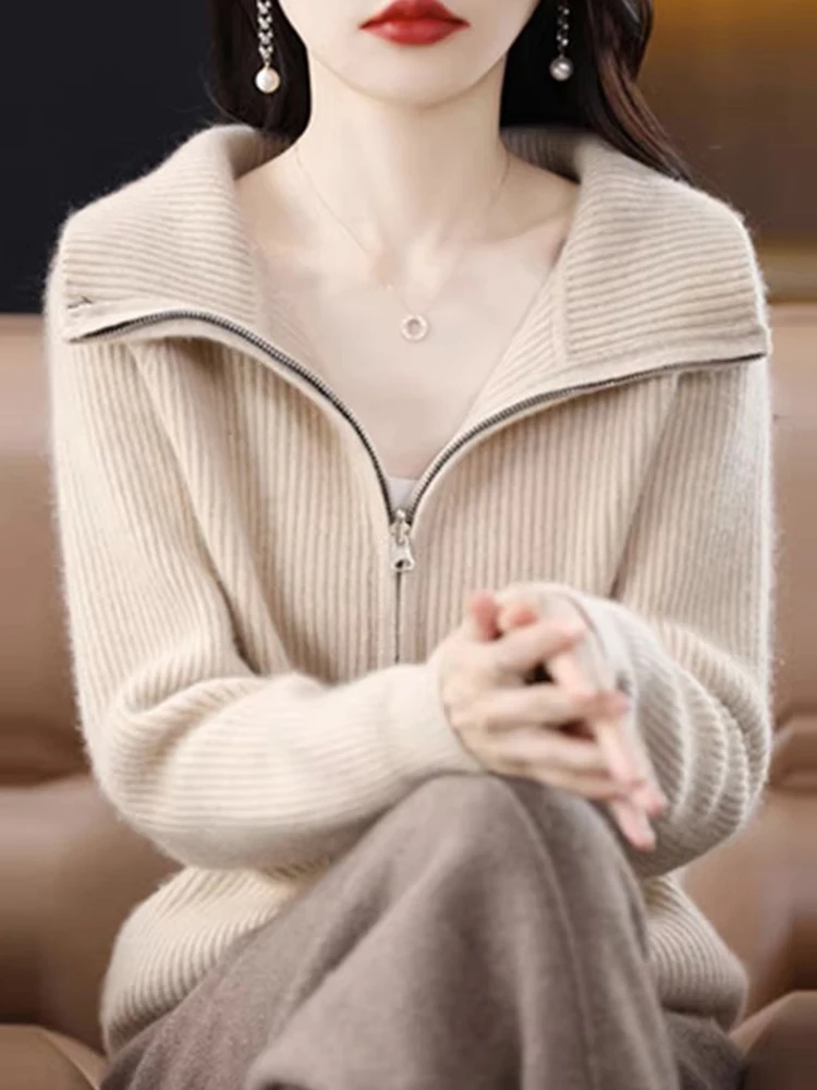 Удобный вязаный длинный кардиган на молнии све, женский утягивающий винтажный повседневный модный топ на раннюю осень
Удобный вязаный длинный кардиган на молнии све, женский утягивающий винтажный повседневный модный топ на раннюю осень