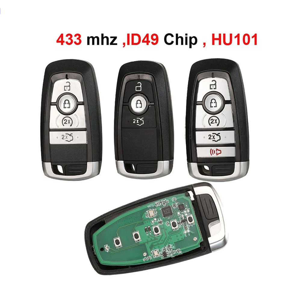 jingyuqin New Remote Car Key Prox Insert For Ford Fusion F-250 F-350 F-450 F-550 2017 M3N-A2C93142600 -433 -ID49Chip HU101
jingyuqin New Remote Car Key Prox Insert For Ford Fusion F-250 F-350 F-450 F-550 2017 M3N-A2C93142600 -433 -ID49Chip HU101