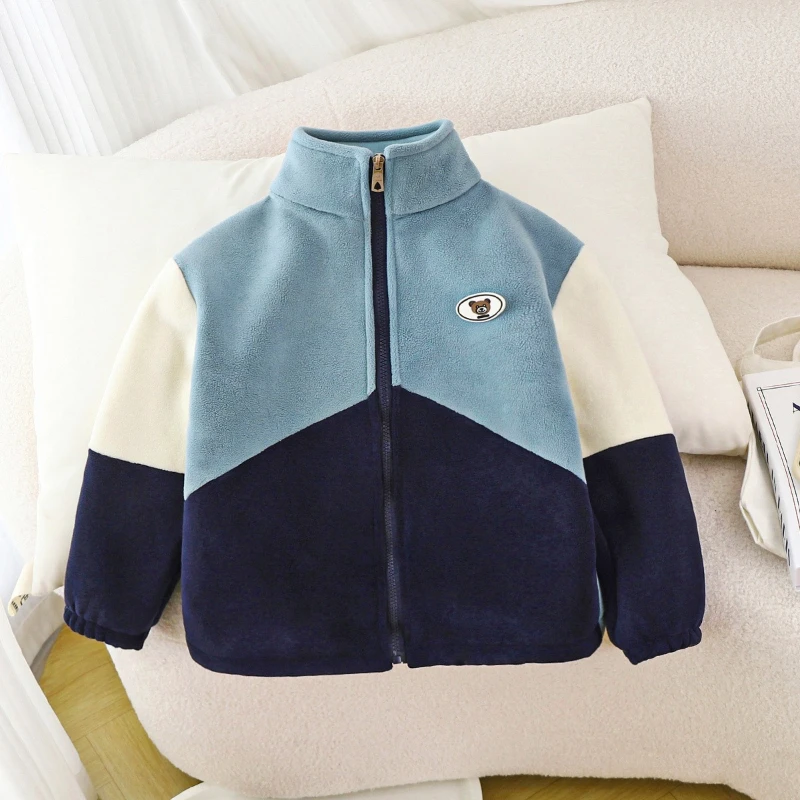 Kids Thickened Hoodie Jacket, Unisex Fleece-Lined Top with Stand Collar Casual Autumn Wear for Children New Arrival
Kids Thickened Hoodie Jacket, Unisex Fleece-Lined Top with Stand Collar Casual Autumn Wear for Children New Arrival
