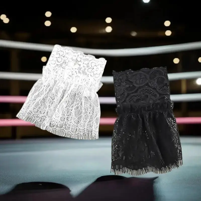 Women's Pleated Cuff Arm Sleeves with Short Tassels in White And Black Lace Outdoor Accessories with Beautiful Embellishments
Women's Pleated Cuff Arm Sleeves with Short Tassels in White And Black Lace Outdoor Accessories with Beautiful Embellishments