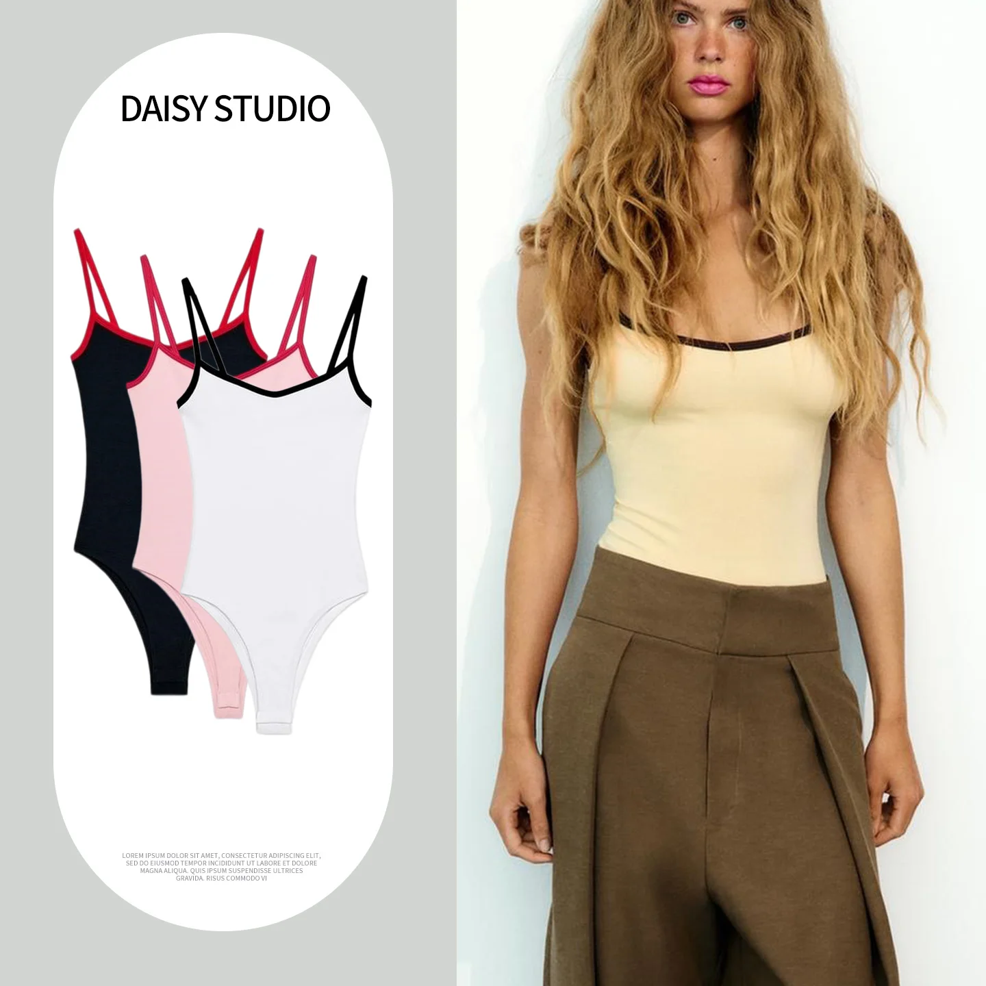Sexy round Neck Strapless One-Piece Suit High Waist Short Pants Polyester Fiber Original Design Summer New Arrival Women's Fa...
Sexy round Neck Strapless One-Piece Suit High Waist Short Pants Polyester Fiber Original Design Summer New Arrival Women's Fa...